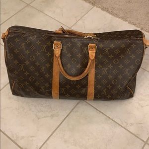 Authentic Louis Vuitton Duffle Bag Keepal